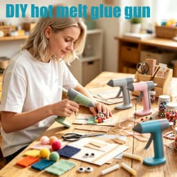 15W Electric Hot Melt Glue Gun 30s Fast Heating Cordless Glue Gun With 20pcs 7x140mm Glue Sticks 2000mAh Type-C Rechargeable Hot Melt Glue Gun 1.7mm Precision Nozzle For DIY Craft Home Repair Quick Repairs