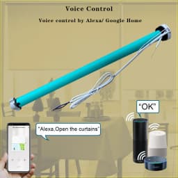 AC100-240v Tuya Wifi Roller Blind Motors Motorized Roller Shades Motor For 37mm 38mm Tube Smart Life App With Alexa Google Home Voice Control