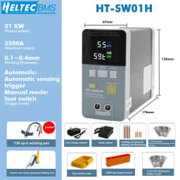42KW high power Industrial Capacitor Energy Storage Spot Welder 10.6KW Pulse Welding Machine 14.5KW AT/MT Dual Mode Welder machine 21KW 36KW Low Noise Aluminum to Nickel Copper Welding Tool for 18650 Lithium Battery Nickel Strip Copper Aluminum Welding