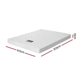 13cm Tight Top Mattress King Single Size Medium Firm Support Breathable Comfortable Sleeping Bed Mattress for Home Bedroom Guest Room