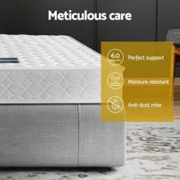 13cm Tight Top Mattress King Single Size Medium Firm Support Breathable Comfortable Sleeping Bed Mattress for Home Bedroom Guest Room