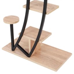 6 Tier Ladder Corner Plant Stand Wooden Indoor Flower Shelf Space Saving Display Rack for Living Room Balcony Home Decor
