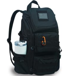 40L Tactical Backpack for Men, Military Molle Assault Pack with Laptop Compartment, Waterproof Slim Rucksack Daypack for Hiking Camping Travel Outdoor Work School