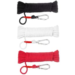 8mm Emergency Escape Rope Climbing Buckle Magnet Fishing Rope Nylon Rescue Safety Rope 20m Length For Outdoor Sports Camping