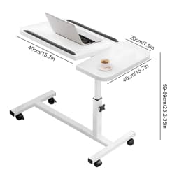 Black/White Adjustable Folding Laptop Lazy Table Stand Lap Room Sofa Bed PC Notebook Desk