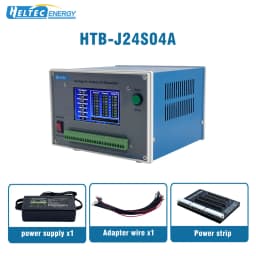 2-24S Smart Battery Equalizer HTB-J24S04A HTB-J24S07A 3A/4A/7A Discharge Balancer for NCM LFP LTO Battery Pack 2V-4.5V Cell Voltage Automatic Equalization Instrument 12V Power Supply Battery Cell Balancer Voltage Tester Repair Tool