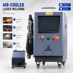 Air Cooling 4 in 1 Laser Welding Machine 1500W 2000W Handheld Laser Welder Cleaner Cutter SUP28F Energy Saving 50%