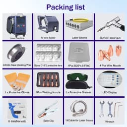 Air Cooling 4 in 1 Laser Welding Machine 1500W 2000W Handheld Laser Welder Cleaner Cutter SUP28F Energy Saving 50%