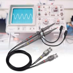 Universal Oscilloscope Probe With Accessories Kit 100Mhz Oscilloscope Clip Probes With BNC To Test Lead Kit