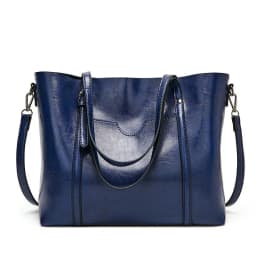 High-Quality Vintage Oil Wax Shoulder Bag for Women Premium Tote & Crossbody Handbag Designer Style Satchel for Everyday Use