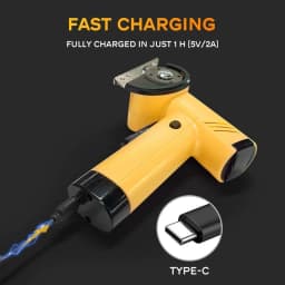 LED Cordless Electric Scissors Rotary Cutter Carton Carpet PC Fabric Leather