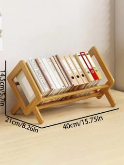 1 Creative, Cross-Category Minimalist Bookshelf: Home Student Desk, Storage Rack, Office Desk, Study Book Storage Rack; Home