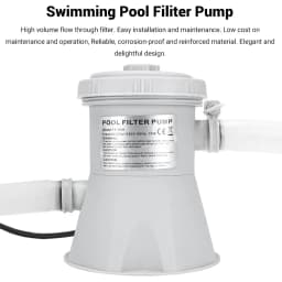 Electric Swimming Pool Filter Pump Water Cleaning Pump Above Ground 300 gal/hr