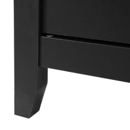 Modern Black Buffet Sideboard with Shelves Double Door Storage Cabinet for Dining Room Living Room Kitchen Organizer Furniture
