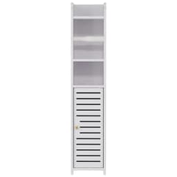Bathroom Cabinet Toilet Roll Holder 3 Tier Floor Standing Tissue Storage Organizer Wooden Bathroom Shelf Cabinet