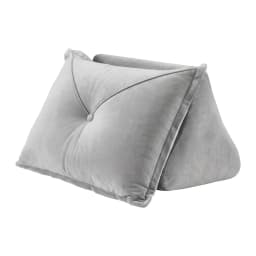 Ergonomic Bed Back Support Pillow with High Density Base Shredded Foam Velvet Cover for gaming Nursing Reading and Floor Seating