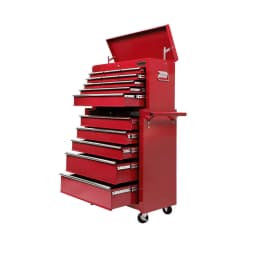 14 Drawer Tool Box Cabinet Chest Mechanic Garage Storage Trolley Red Heavy Duty Mobile Tool Organizer Cabinet