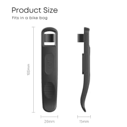 CYCLAMI 2 Pcs Road Bike MTB Bicycle Tire Pry Bar for All Sizes of Tires Very Hard and Reusable Ultralight Wheel Repair Tool