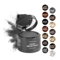 Hair Line Powder 4g Black Root Cover Up Natural Instant Waterproof Hairline Shadow Powder Hair Concealer Coverage 14 Color