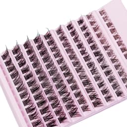 Lash Clusters 120pcs Cluster Lashes 8-16mm Wispy Individual Lashes Extensions Natural Look Lashes D Curl Fluffy Cluster Lashes