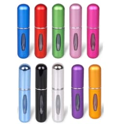 1/5/10PCS 5ml Portable Perfume Atomizer Mini Perfume Bottle Sample Spray Bottling Dispenser Cosmetics Travel Container