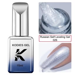 KODIES GEL NEW Self Leveling Gel Nail Polish 15ml Semi Permanent UV Spring Nude Color C Arc French Gel Manicure Salon Quality