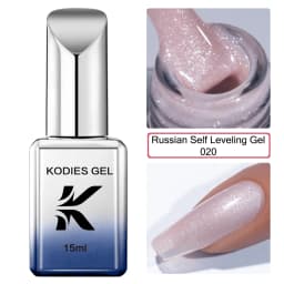 KODIES GEL NEW Self Leveling Gel Nail Polish 15ml Semi Permanent UV Spring Nude Color C Arc French Gel Manicure Salon Quality