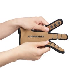 Archery Glove Three Finger Guard Shooting Gloves Finger Tab for Men Women Adults Youth Beginner Recurve Bow Hunting Accessories