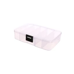 5/6-grid Portable Plastic Hair Clips Jewelry Storage Box Accessories Organizer Household Travel Supplies With Dust Proof