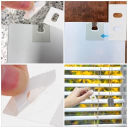20 Pcs Curtain Repair Stickers Blind Tabs Replacement For Vertical Blinds Household Fixer Clip Simple Slats The Pet Parts