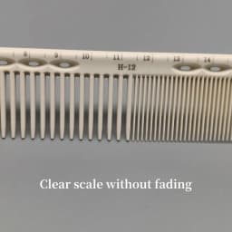Hair Cutting Comb With Scale Cyan Yellow Ruler Haircut Combs Barber Shop Hairdressing Hairbrush Salon Styling Tools Y0521