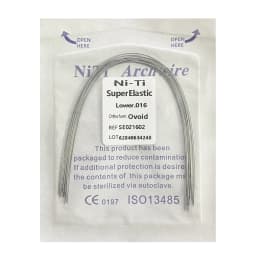 10pcs/Pack AG Dental Orthodontic Arch Wires NITI Round / Rectangular Oval Form Ortho Arch Wire Dentist Tool