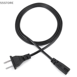 EU Power Cable 2pin IEC320 C7 US Power Extension Cord For Dell Laptop Charger Canon Epson Printer Radio Speaker PS4 XBOX