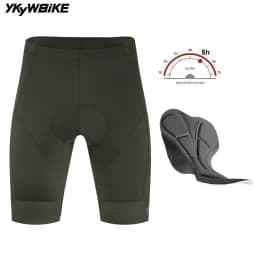 YKYWBIKE Cycling Shorts Padded Men Summer Road Bike Shorts Bicycle Pants Pro Team MTB Bicycle Clothing Tights Long Distance