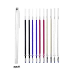 10Pcs/Set Heat Erasable Magic Marker Pen Temperature Disappearing Fabric Fabric Pens Line Marking DIY Craft Sewing Accessories