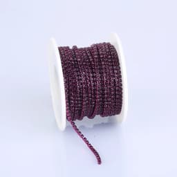 RESEN SS6-SS12 5yards/10yards Multicoloured Crystal Rhinestone Cup Chain Sew On Crystal Glass Cup Chain Trim Glue on Stone Trim