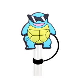 1-11pcs Pokemon Straw Cover Cap 10MM Drink Straw Plug Reusable Splash Proof Drinking Fit Cup Straw Cap Charms Pendant