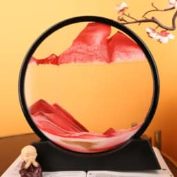 Flowing Sand Painting Living Room Foyer Art Dynamic Decoration Office Desktop Decoration Home 3D Flowing Sand Decoration
