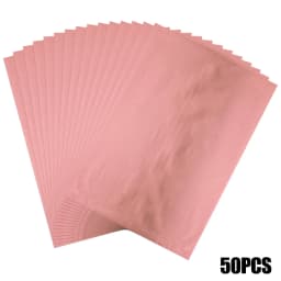 50pcs/pack 20x29cm Toner Hot Stamping Foil Paper A4 Toner Reactive Foil Foil By Laser Printer and Laminator For DIY Crafts Paper