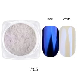1/2PC Pearl White Mermaid Aurora Chrome Nail Powder Metallic Neon Rainbow Dust Nail Art Gel Polish Supplies Mirror Chrome Powder