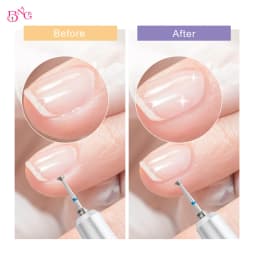 BNG 5Pcs Nail Drill Bit Cuticle Clean Manicure Bits Gel Overflow Removal Rotary Burrs E-file Nail Bits Manicure Pedicure Tools
