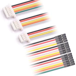 10PCS Dupont Line to SH1.0/MX1.25/ZH1.5/HY2.0/PH2.0/XH2.54 Cable 1P Female 2/3/4/5/6/P 20CM 26AWG 28AWG Jumper Wire