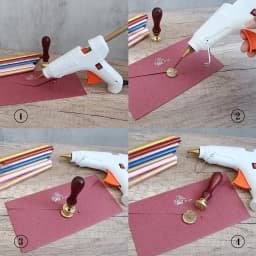 10 Pcs/Lot Glue Gun Sealing Wax Sticks for Wax Seal Stamp for Wedding Invitations Cards Envelopes Wine Packages Gift Wrapping