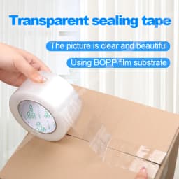 Packing Tape, Clear Packaging Tape, Shipping Tape for Moving Boxes, Office Moving