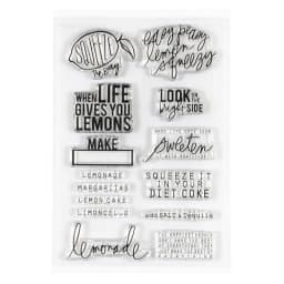 2025 New English Clear Stamp Feb Mar Apr Monthly Sentiments Transparent Stamps For DIY Scrapbooking/Photo Album Decor Stamps