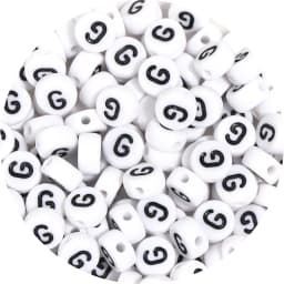 100Pcs/Lot A-Z Alphabet Beads Flat Round Letter Acrylic Beads Loose Spacer Beads For DIY Crafts Ornament Making Clothing Accesso