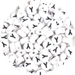 100Pcs/Lot A-Z Alphabet Beads Flat Round Letter Acrylic Beads Loose Spacer Beads For DIY Crafts Ornament Making Clothing Accesso