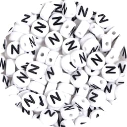 100Pcs/Lot A-Z Alphabet Beads Flat Round Letter Acrylic Beads Loose Spacer Beads For DIY Crafts Ornament Making Clothing Accesso