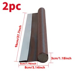 Adjustable Door Bottom Seal Strip Weatherstrip Under Door Draft Stopper Anti-Cold One Side Gap Blocker Foam Weather Strip Adjust