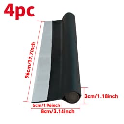 Adjustable Door Bottom Seal Strip Weatherstrip Under Door Draft Stopper Anti-Cold One Side Gap Blocker Foam Weather Strip Adjust